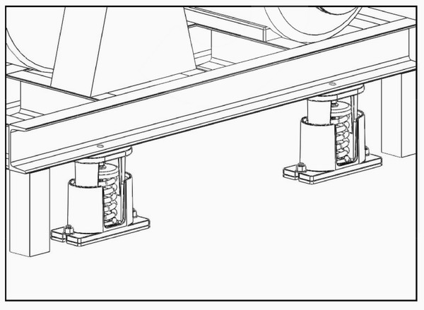 JB型座式彈簧減振器安裝說明/圖紙講解 JB型座式彈簧減振器安裝說明/圖紙講解