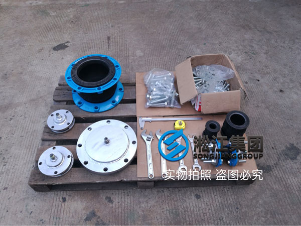 第一批新型橡膠軟接頭壓力檢測現場 第一批新型橡膠軟接頭壓力檢測現場